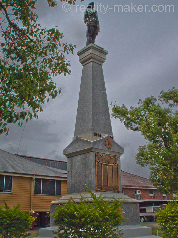 Монумент рабочим завода погибшим на Великой Войне, Ипсвич, Квинсленд, Австралия